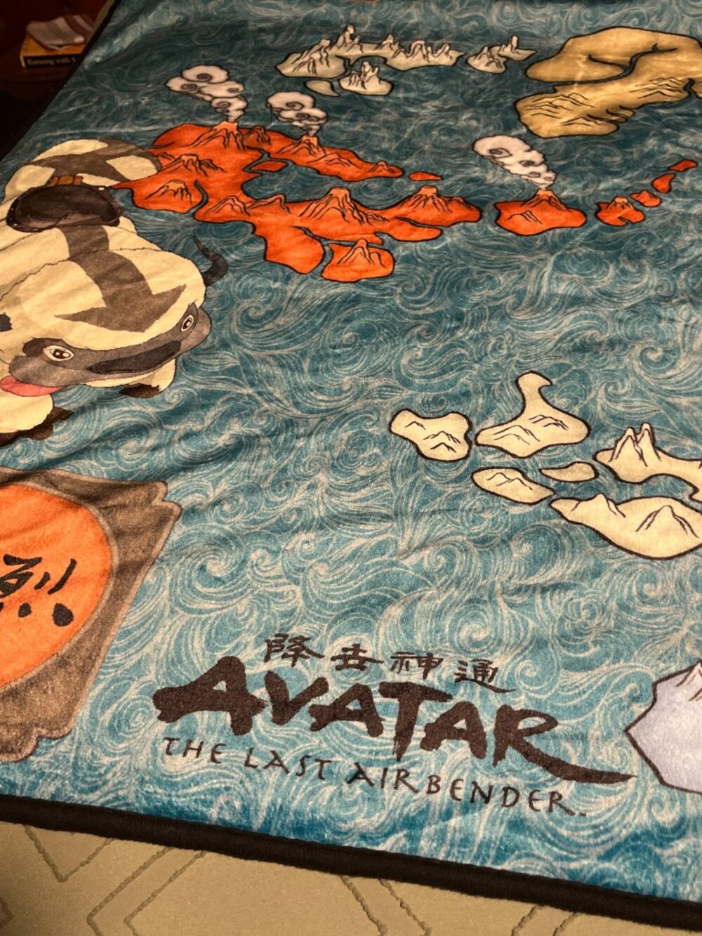 AVATAR --THE LAST AIR BENDER  BLANKET